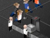 Airport Security - Lidostas kontolpunktā pārbaudi pasažierus, bagāžu un izņem uz to brīdi neatļautos priekšmetus.