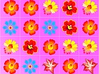 Flower Frenzy - Sarindo trīs vienādus ziedus un vāc punktus.